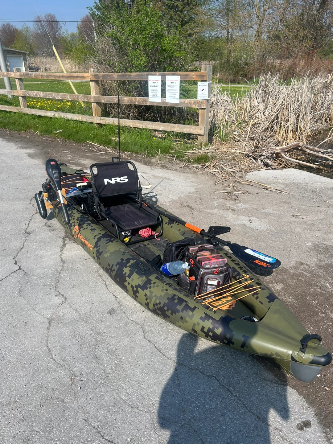 Rare NSR/YakAttack collab inflatable kayak - photo 2