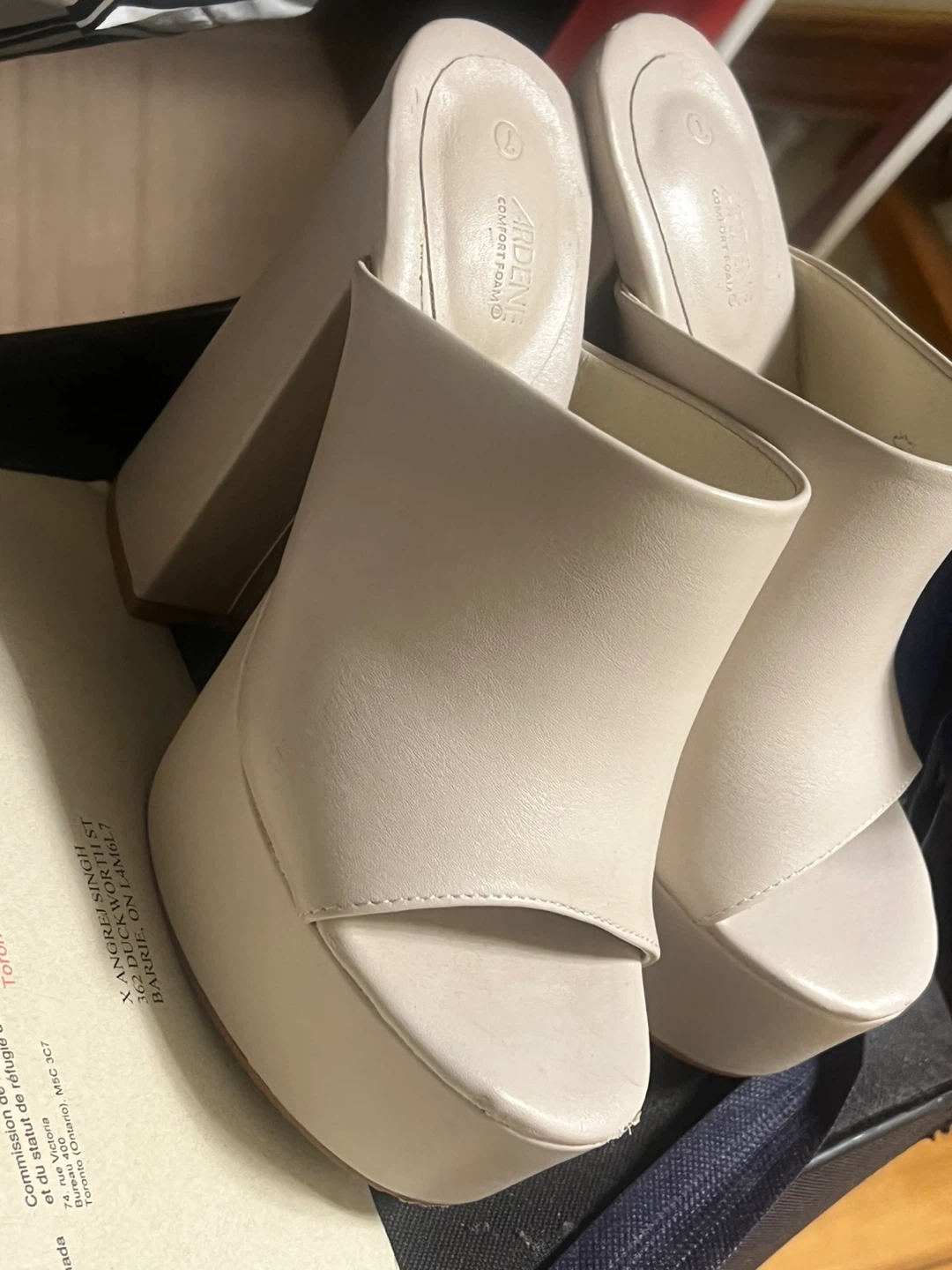 Adrienne Vittadini Platform Mules - photo 2