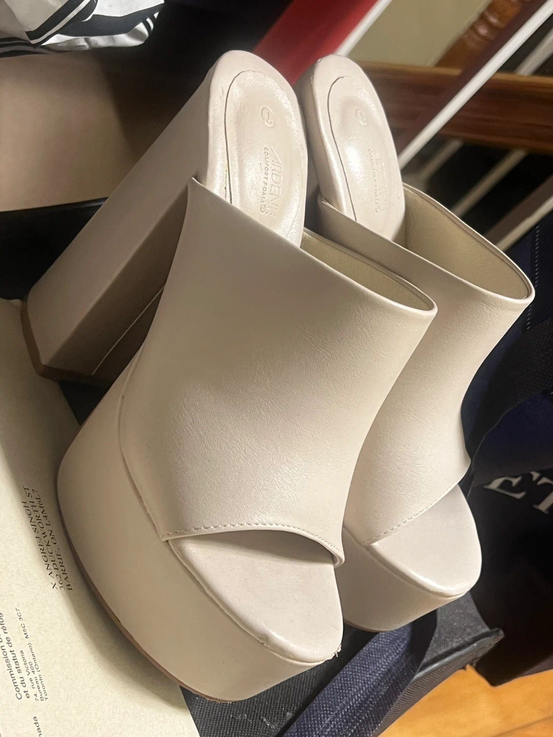 Adrienne Vittadini Platform Mules