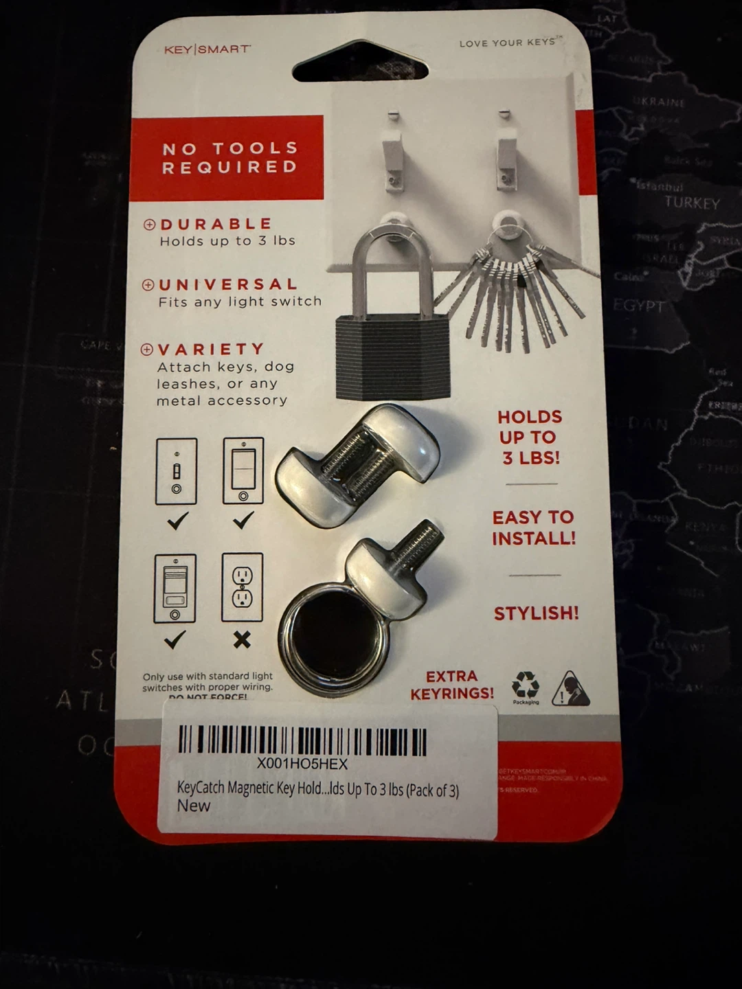 Key Catch Magnetic Key Holder - Pack of 3 - photo 2