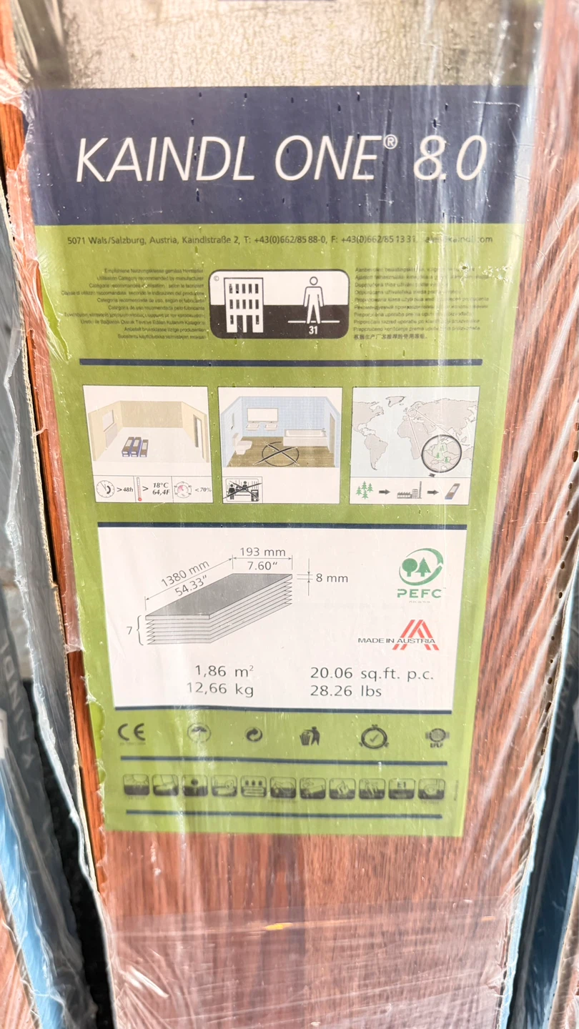KAINDL ONE 8.0 Laminate Flooring 4 box - photo 2