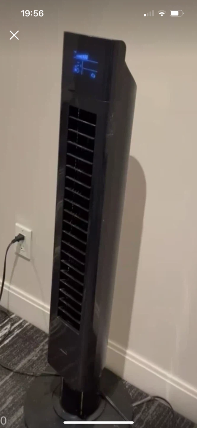 Retails $120, NOMA Black Tower Fan - photo 2