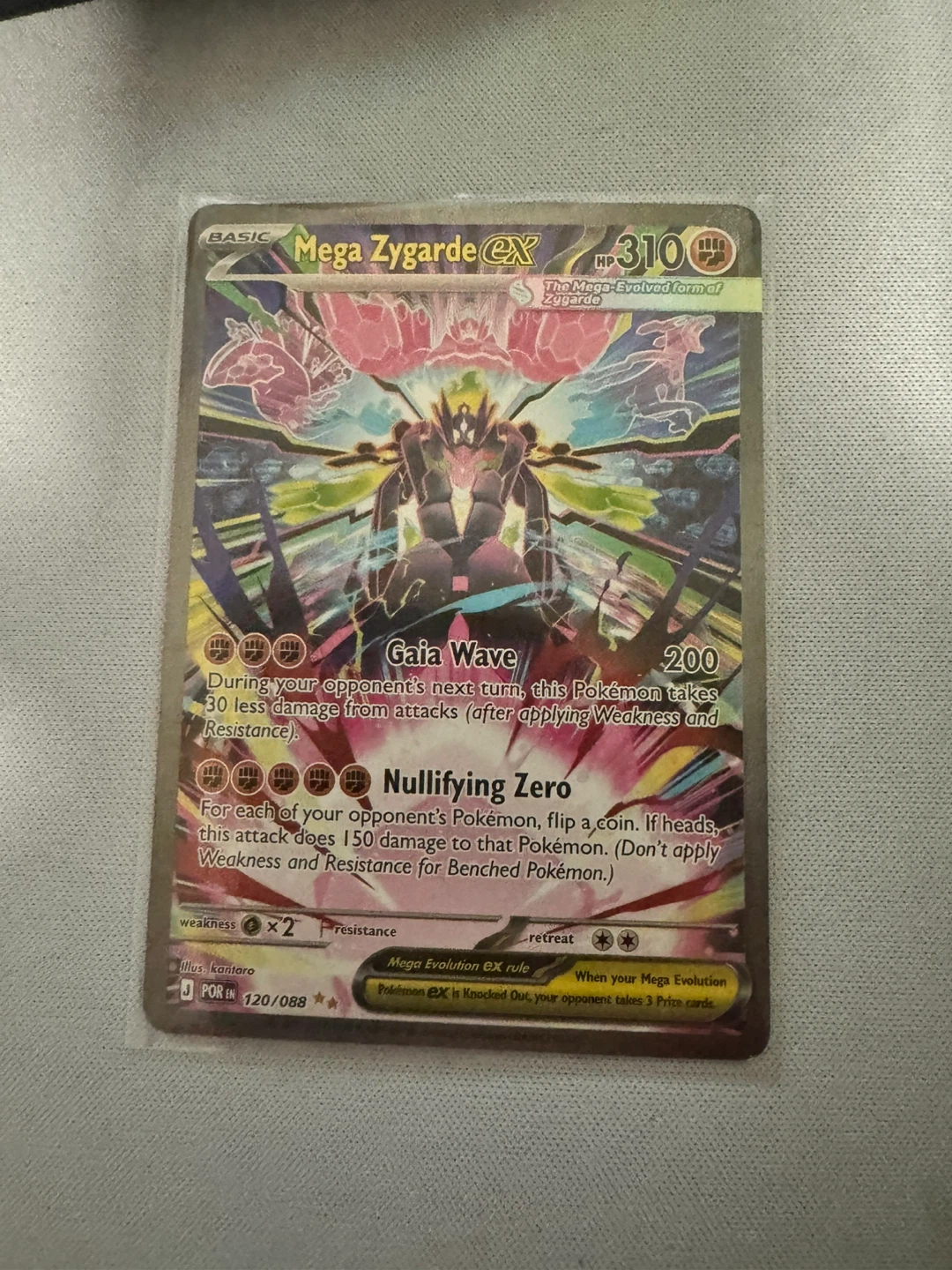 Mega Zygarde EX #120 Pokemon Card