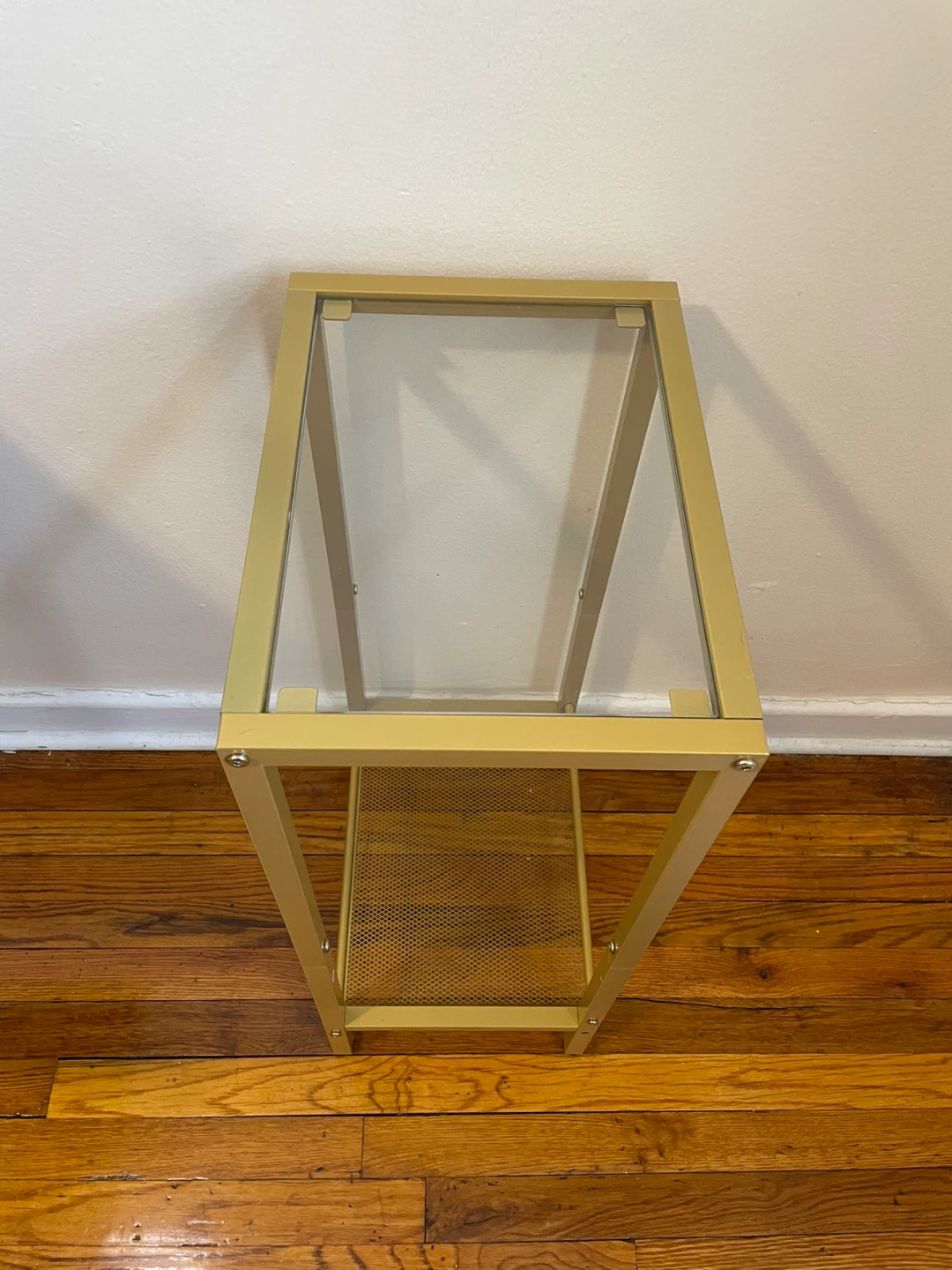 Glass Top Side Table $30 - photo 3