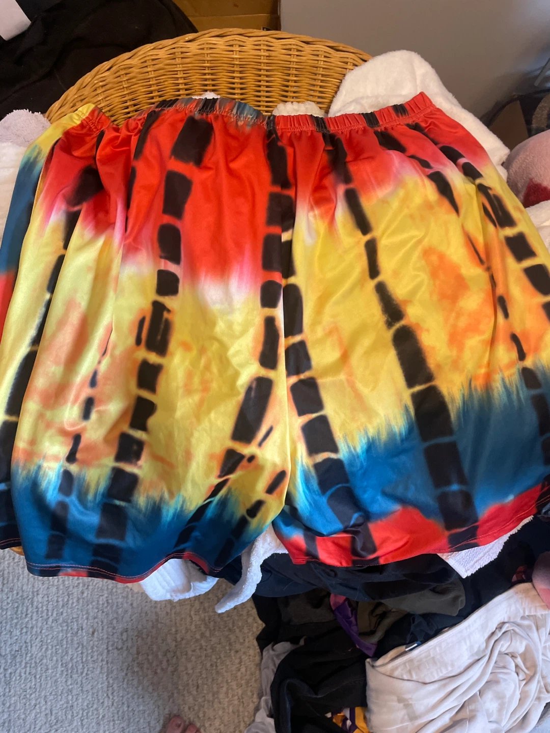 Tie-Dye Pattern Shorts