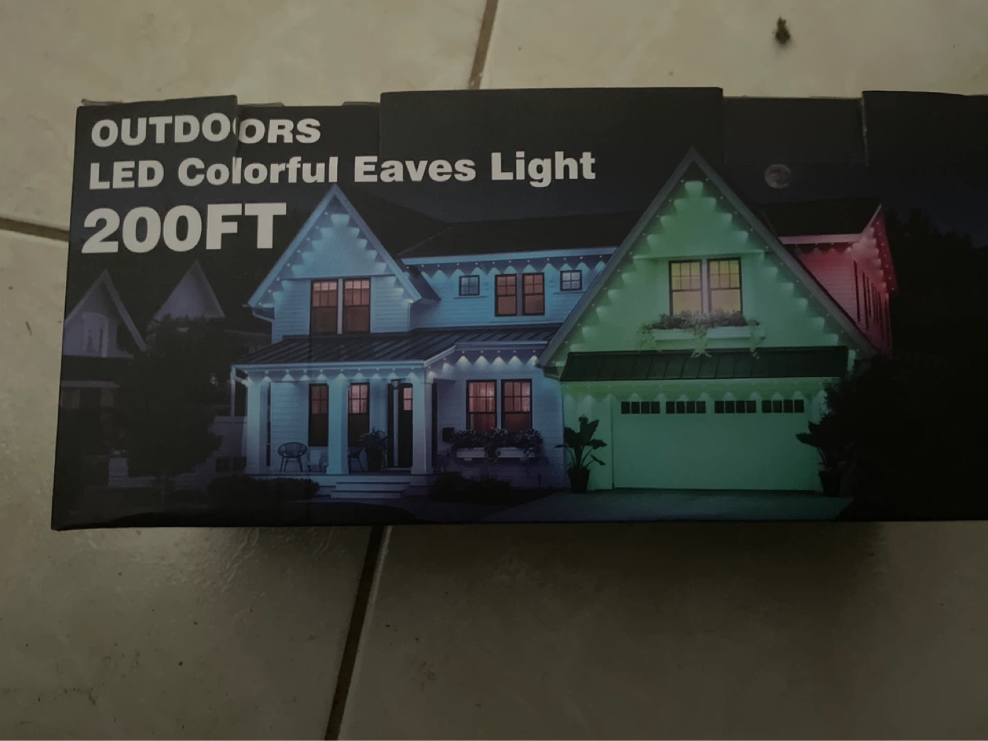 Outdoor LED Colorful Eaves Light - 200FT