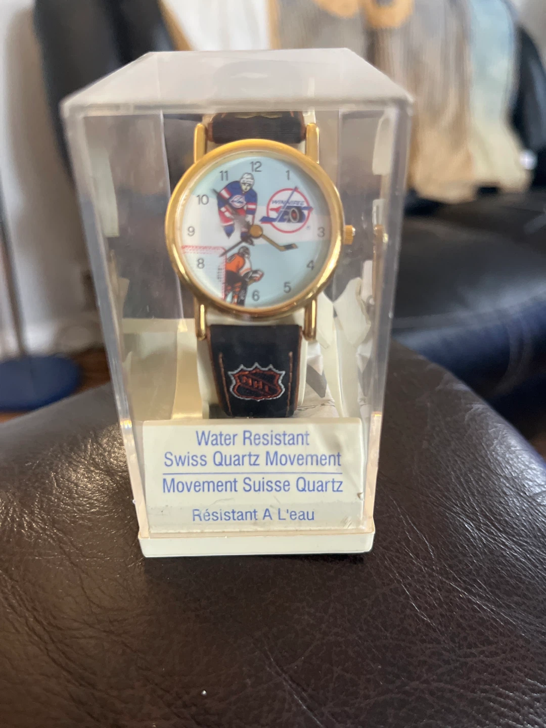 Swiss Quartz Movement Watch with Hockey Theme