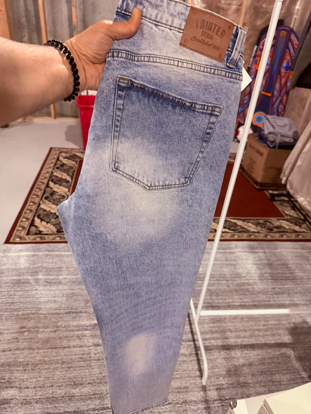 Tainted Denim 90s Straight Leg Jeans - Size 33 - photo 3