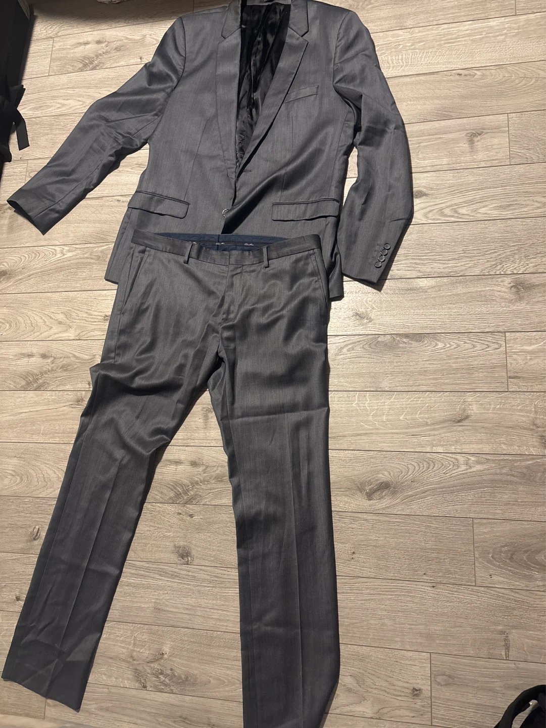 Zara Man Grey Suit - Blazer & Pants