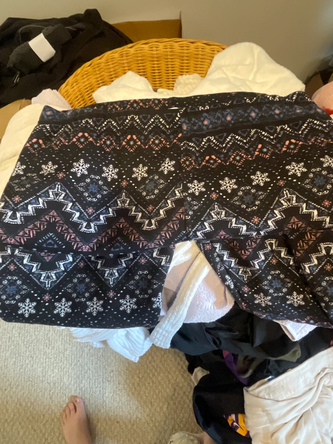 MyStyle Snowflake Pattern Leggings - photo 2
