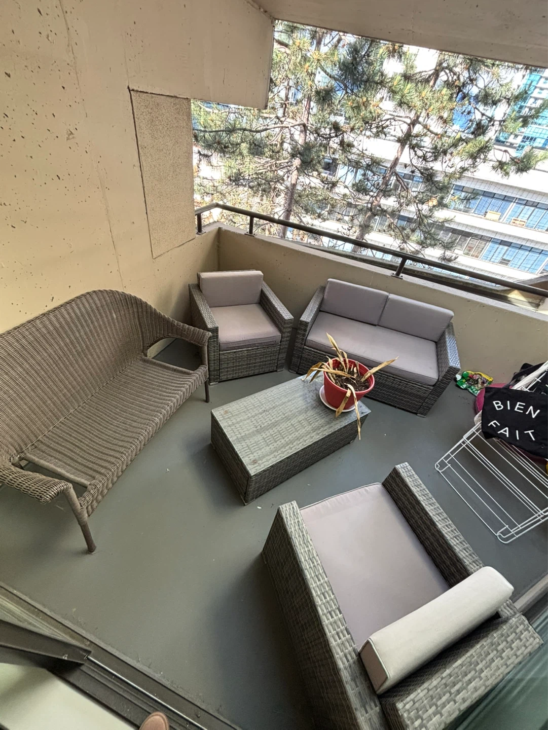 Wicker Patio Furniture Set