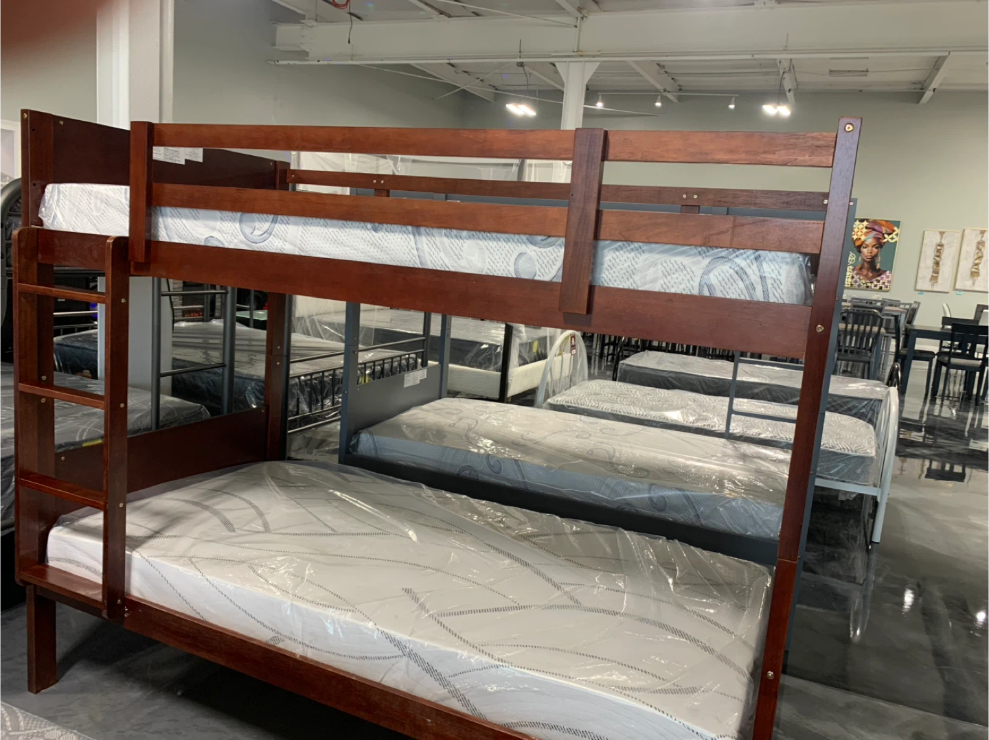 Gray Twin Bunk Bed Frame Mattress quality - photo 2