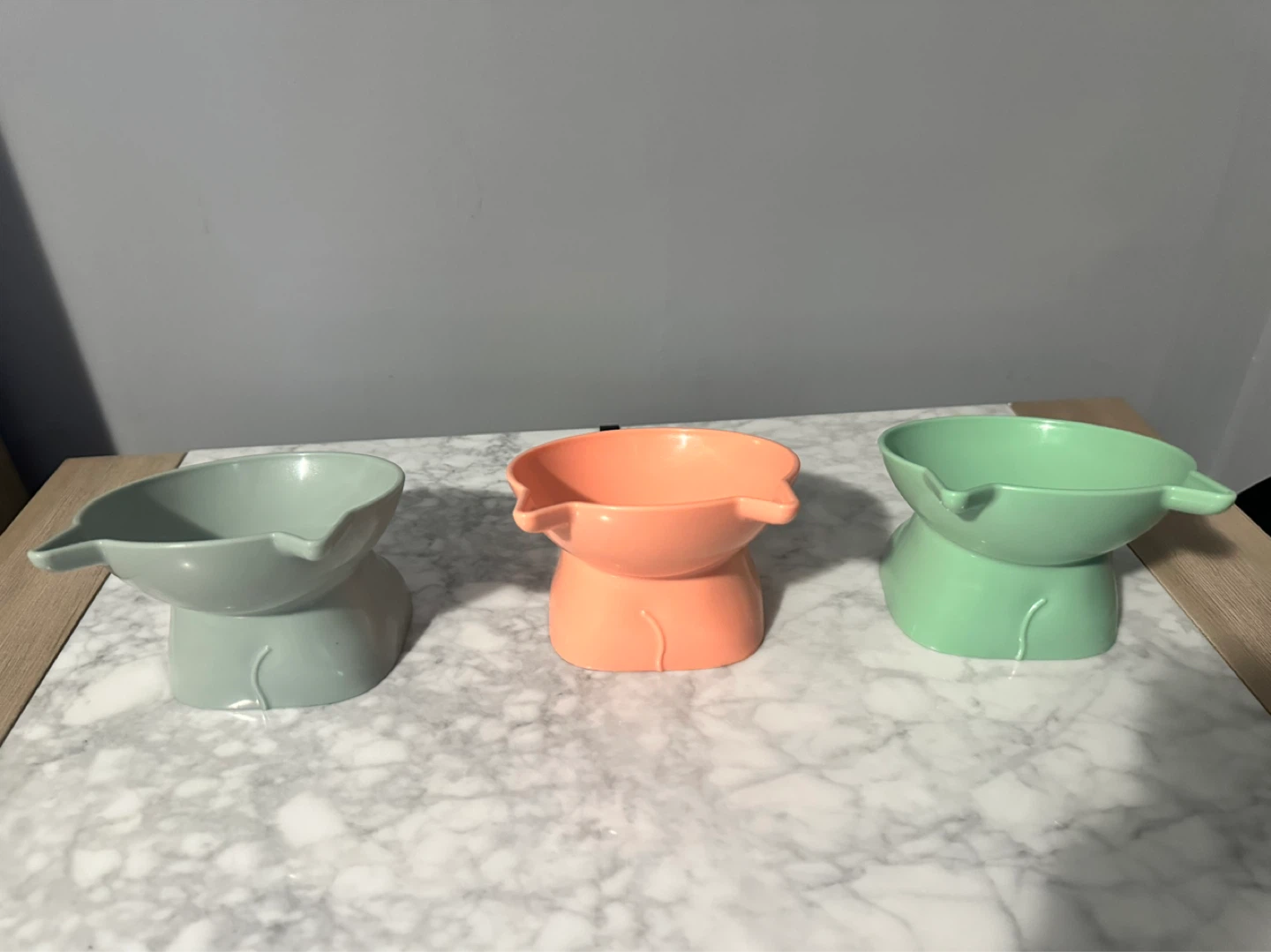 Set of 3 Cat Bowls - photo 2