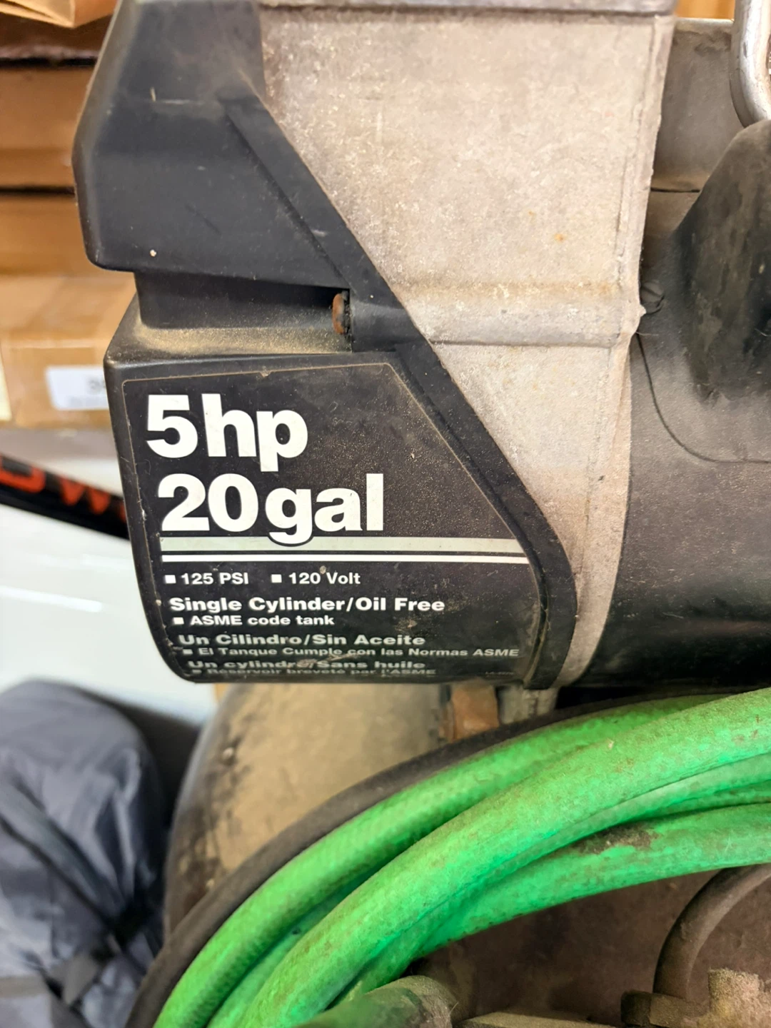 Devilbiss Pro Air 5hp 20gal Air Compressor - photo 3