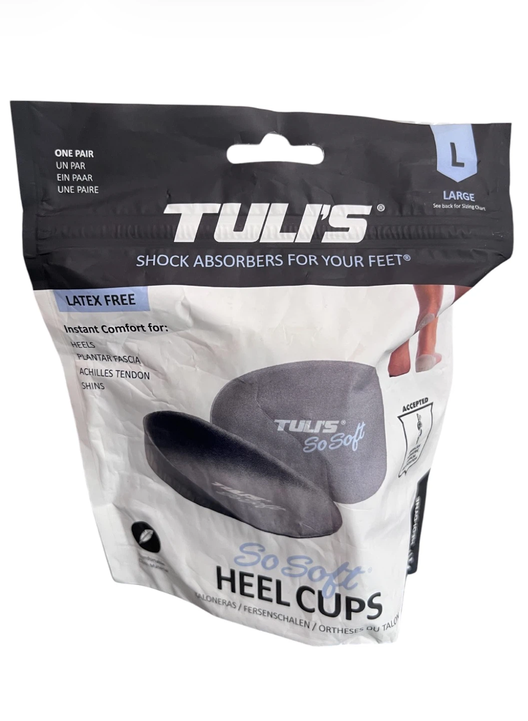 Tuli’s So Soft Heel Cups – Large 👟