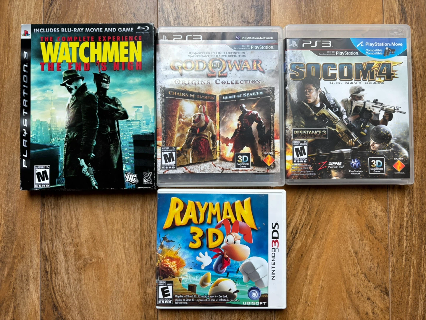Nintendo 3DS and PlayStation 3 games