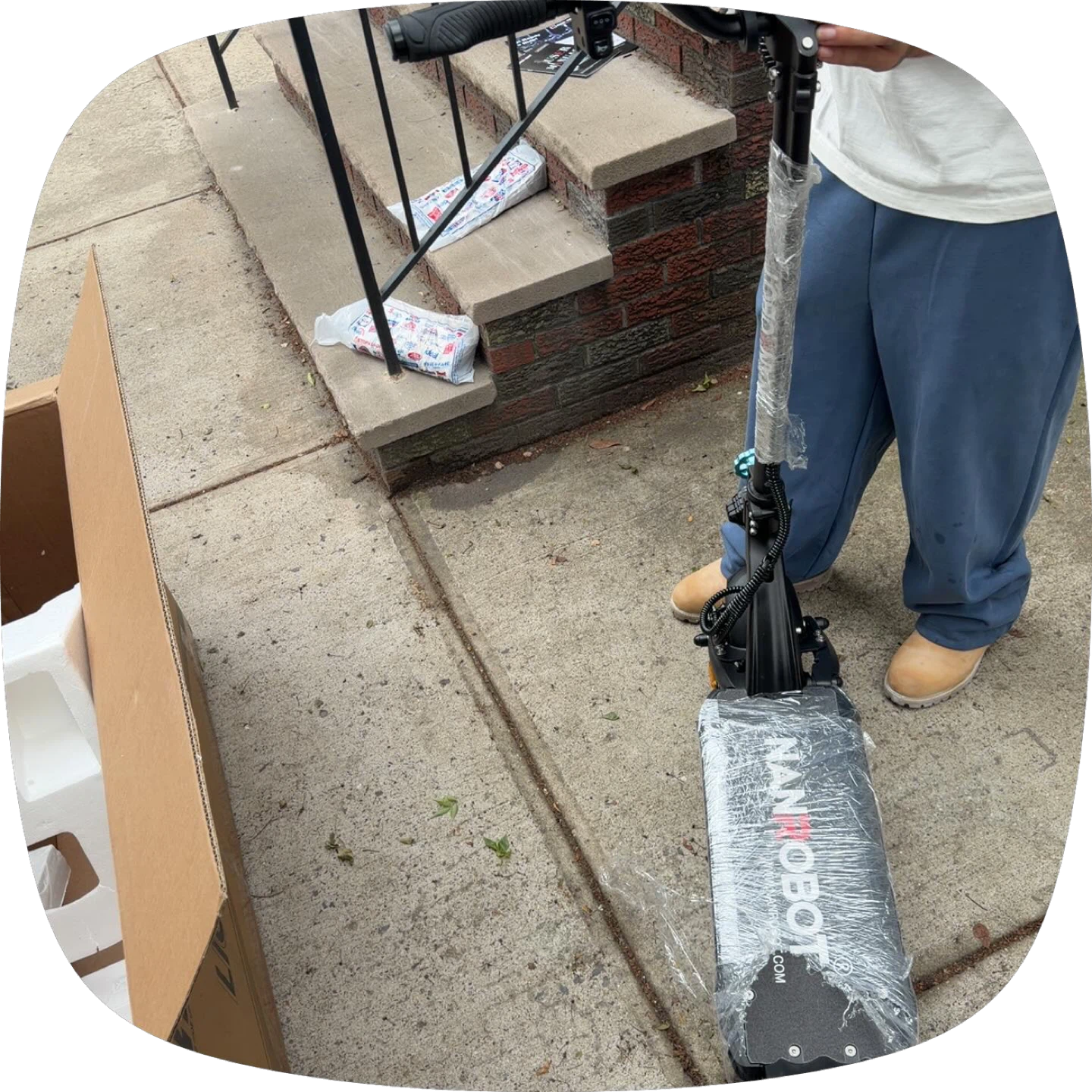 NANROBOT LIGHTNING PRO Electric Scooter - Black - photo 2