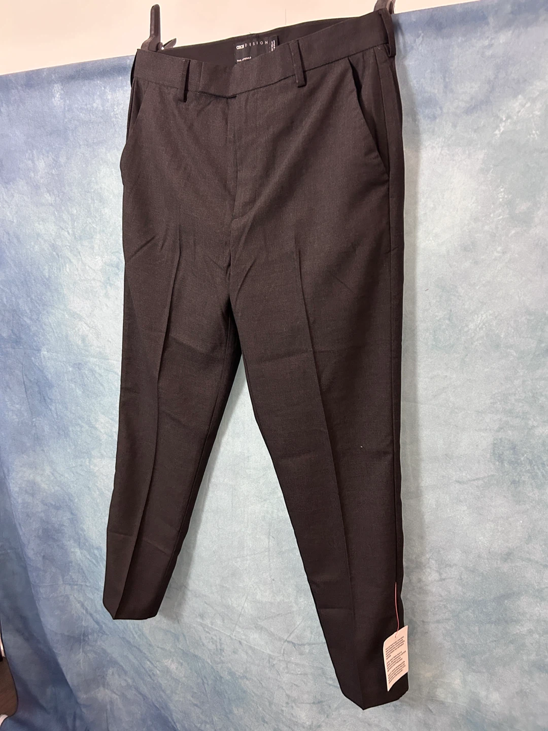 ASOS DESIGN Dark Grey Dress Pants W32 L32
