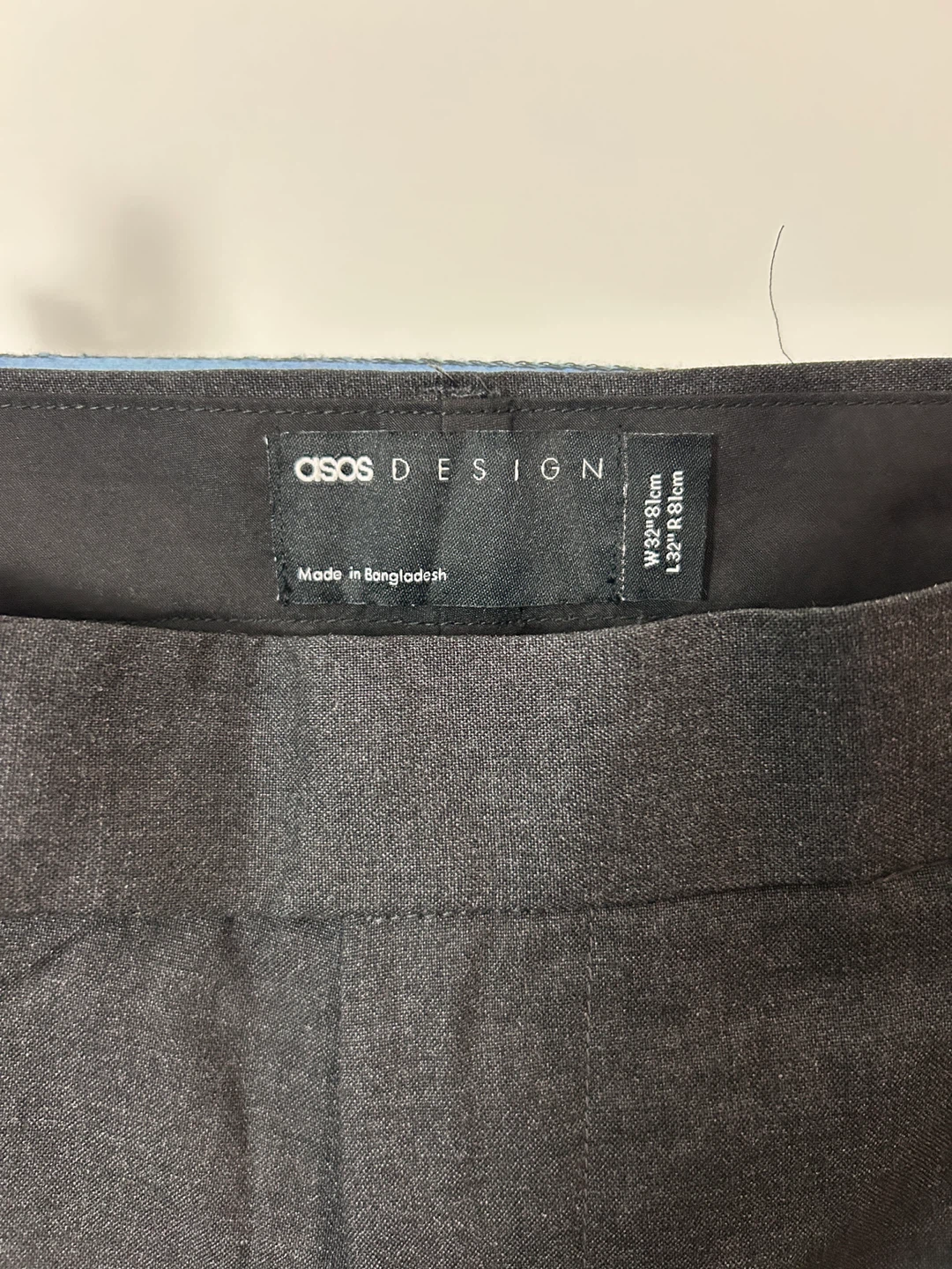 ASOS DESIGN Dark Grey Dress Pants W32 L32 - photo 3