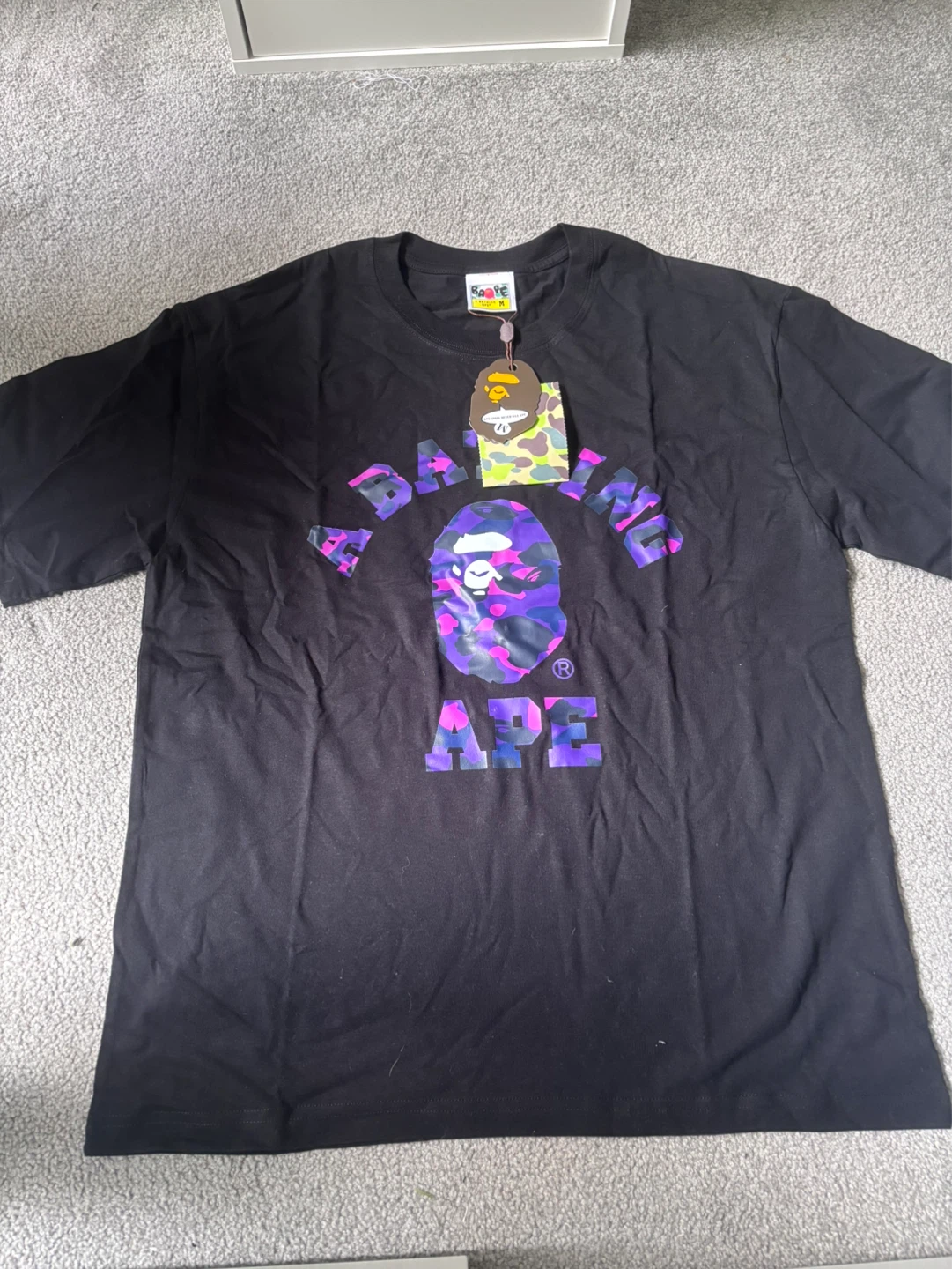 A Bathing Ape BAPE Black T-Shirt - photo 2