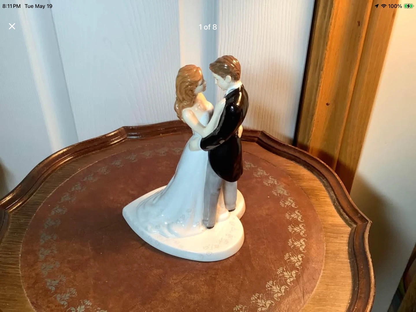 Royal Doulton’s China Cake Topper Figurine “Our Wedding Day” 🐞