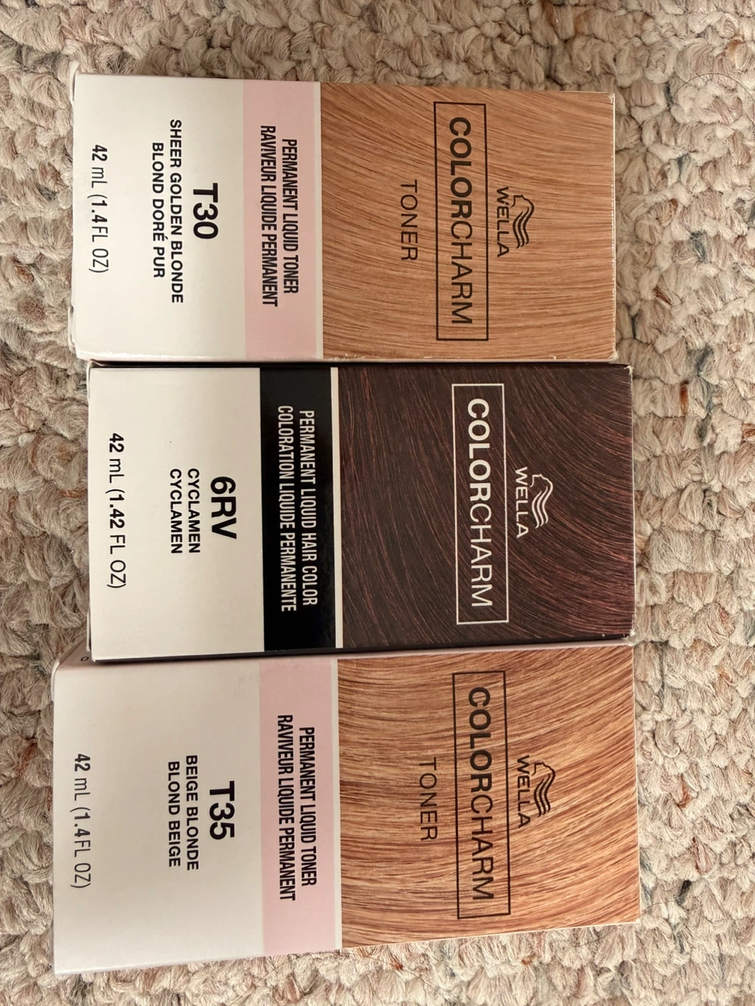 Wella ColorCharm Permanent Hair Toner - 3 Shades