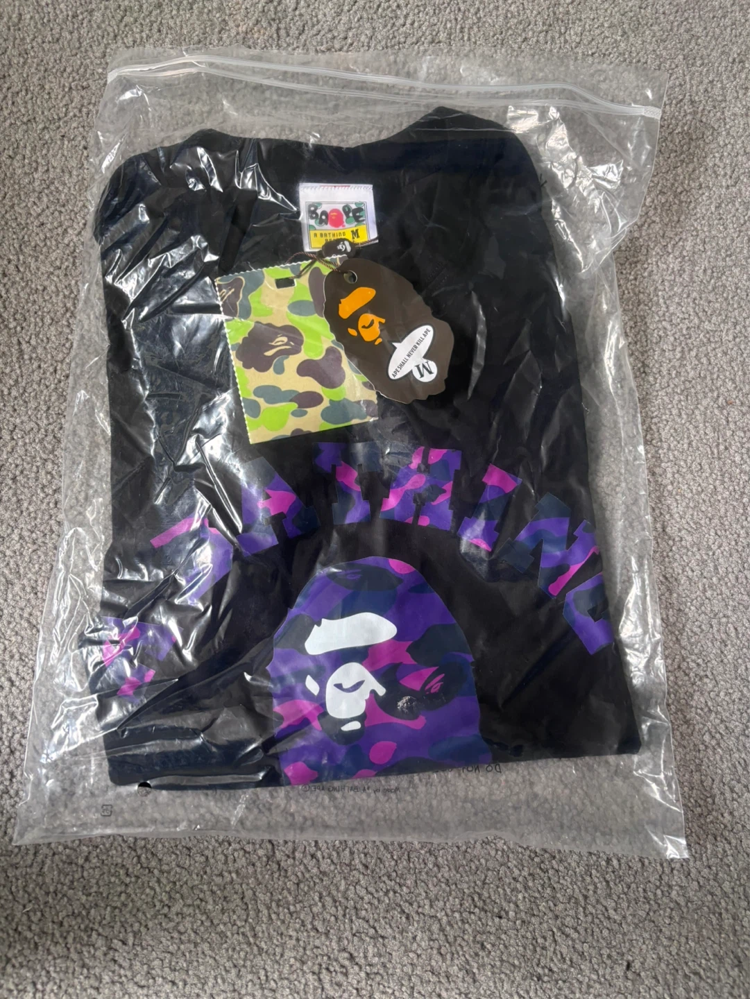 A Bathing Ape BAPE Black T-Shirt - photo 3