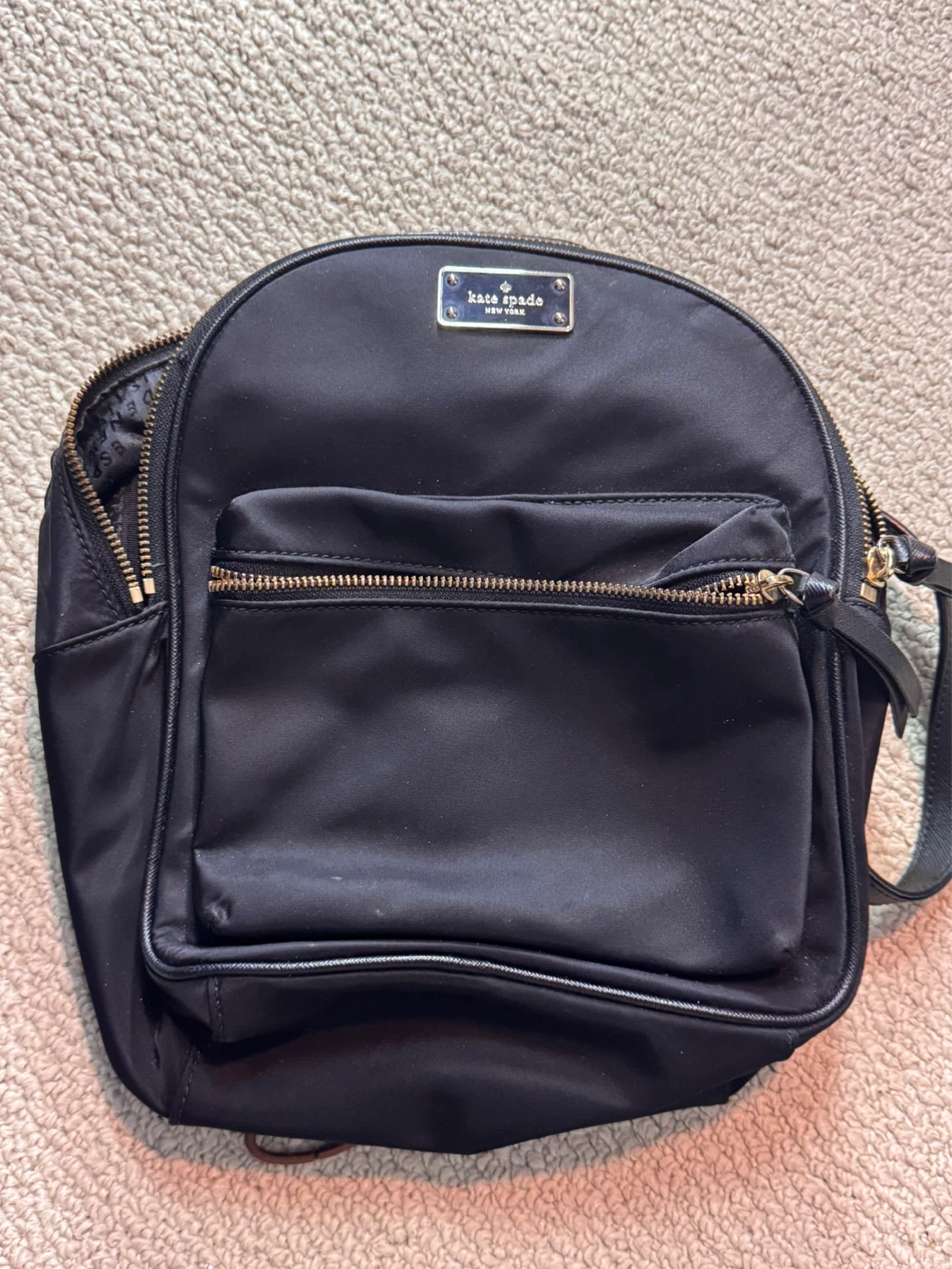 Kate Spade New York Nylon Backpack Black