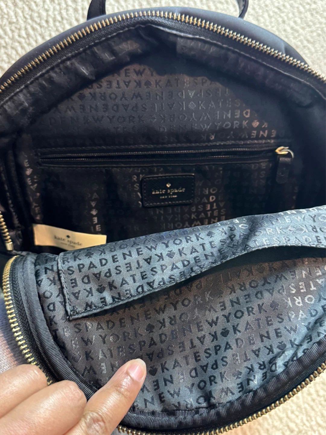 Kate Spade New York Nylon Backpack Black - photo 2