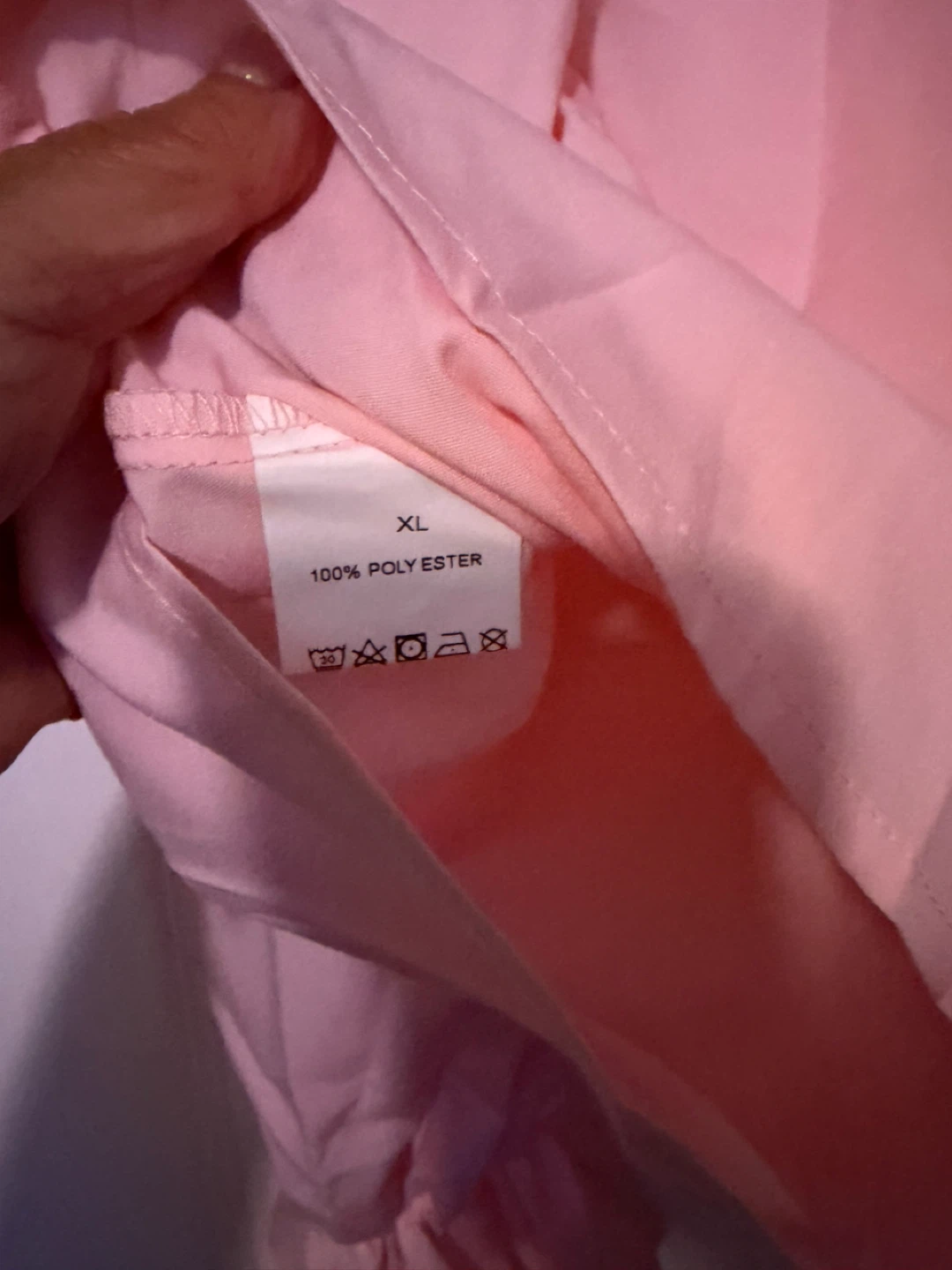Pink Ruffled Blouse - Size XL - photo 4