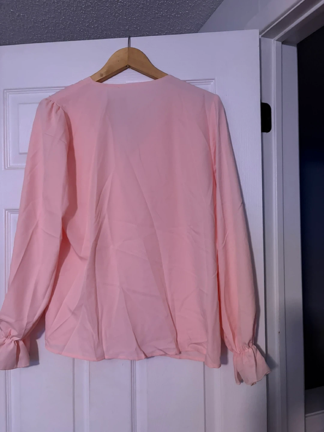 Pink Ruffled Blouse - Size XL - photo 3