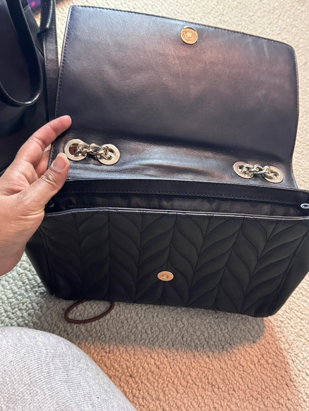 Kate Spade Black Quilted Leather Shoulder Bag - photo 2