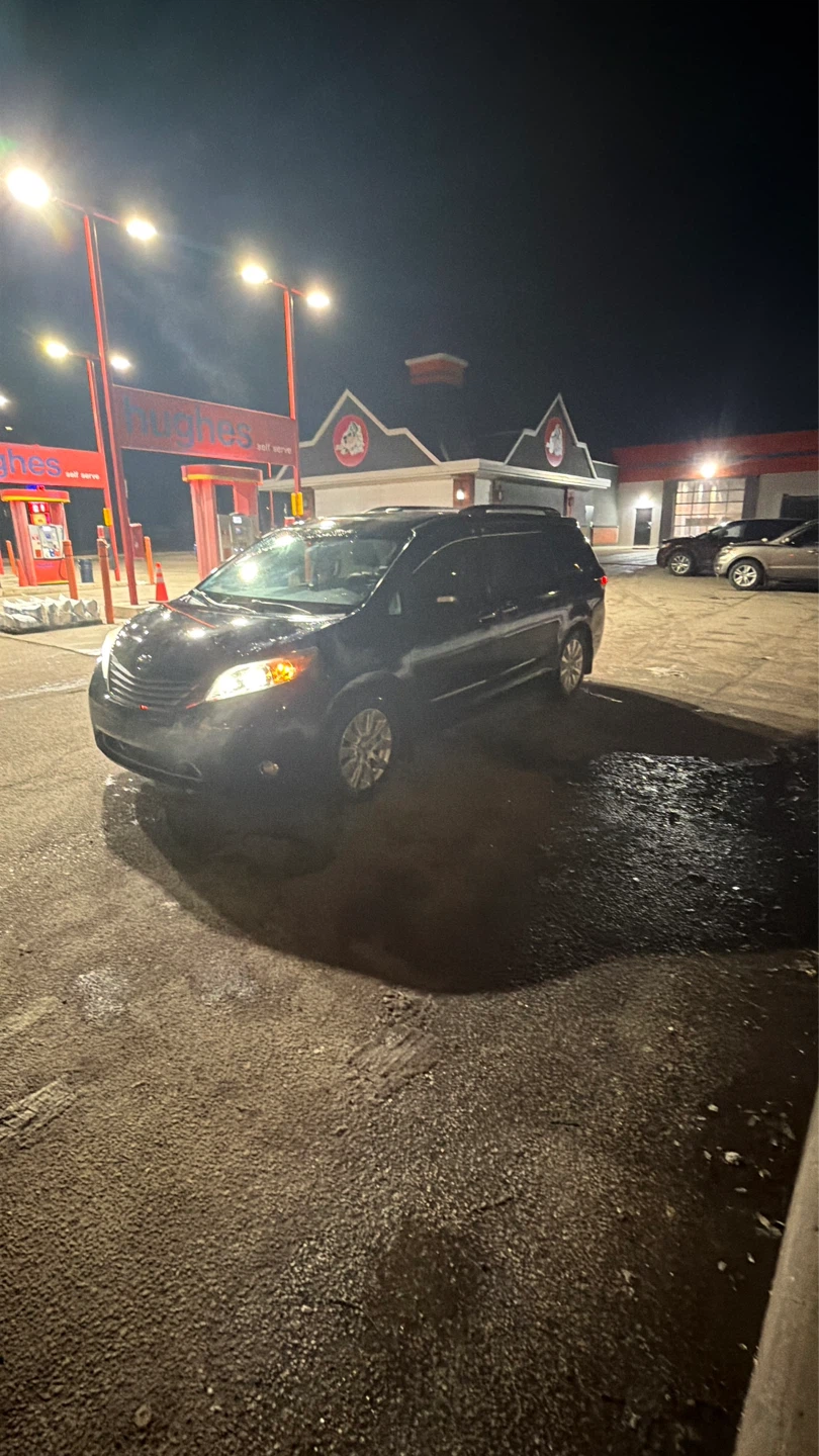 Black Toyota Sienna Van