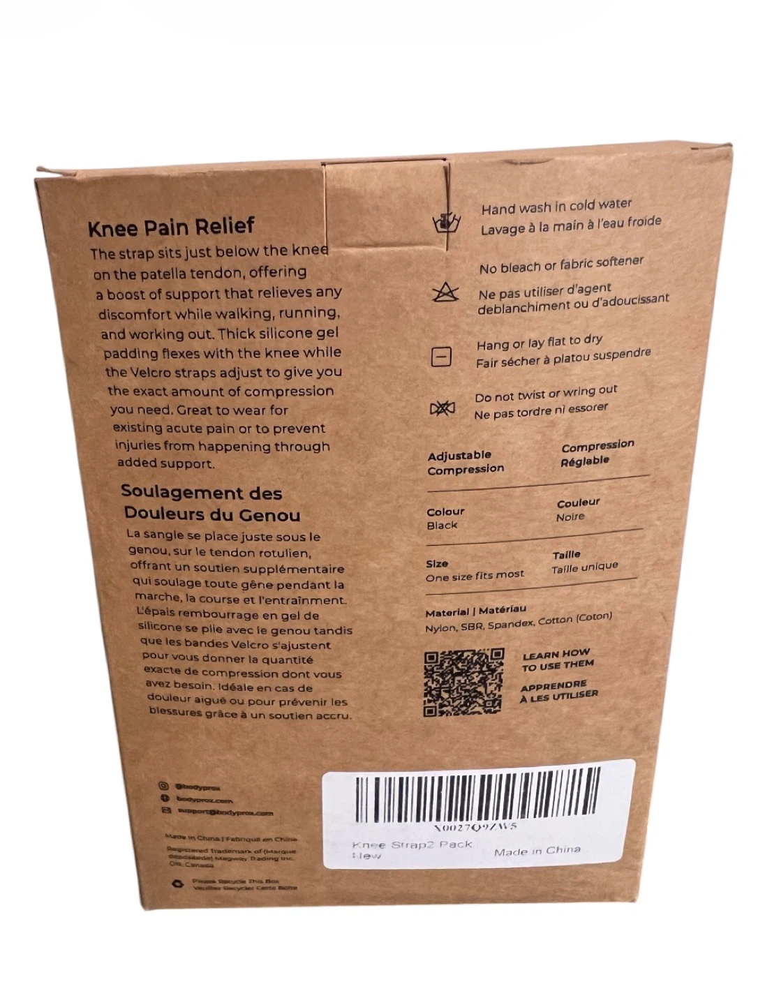 Bodyprox Patella Tendon Knee Straps – 2 Pack 🦵 - photo 2