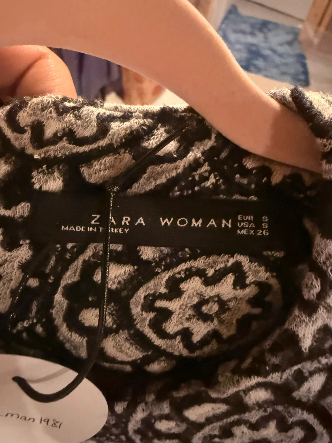 ZARA WOMAN Sleeveless Patterned Dress Size S - photo 3