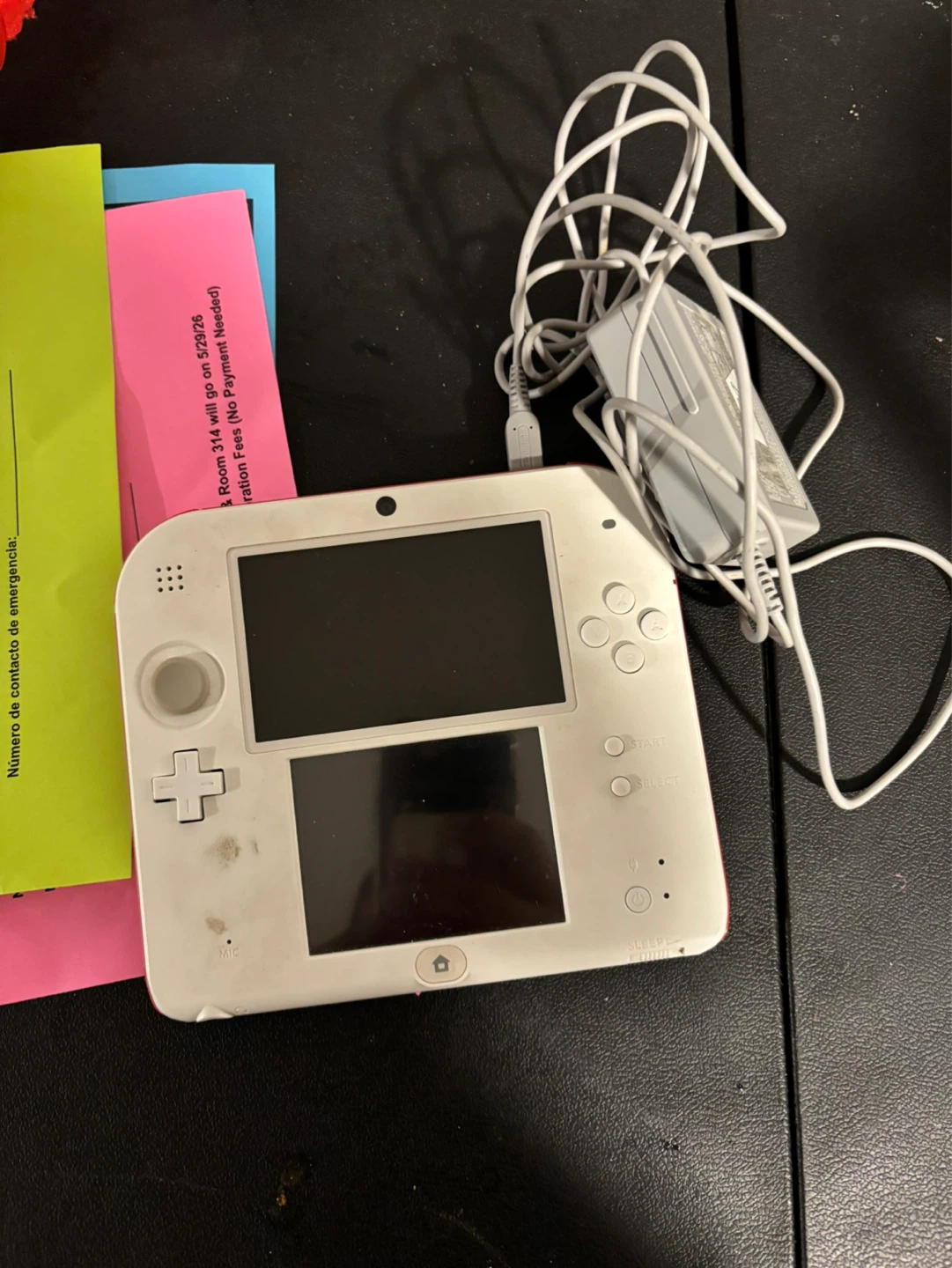Nintendo 2DS Handheld Console with Charger - photo 2