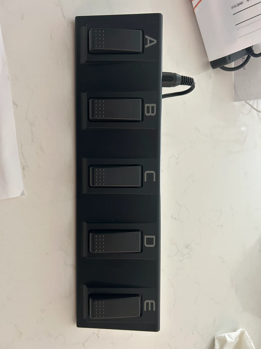 Korg EC5 External Controller 5-Switch Pedal