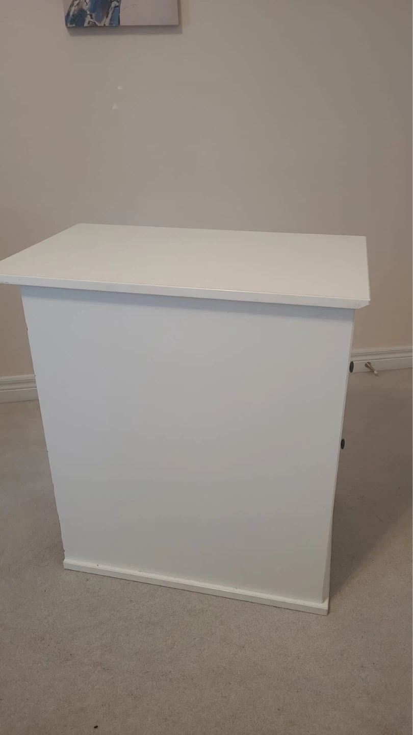 White 2-Drawer Filing Cabinet - photo 4
