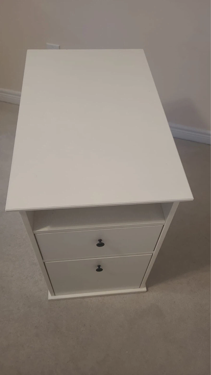 White 2-Drawer Filing Cabinet - photo 5