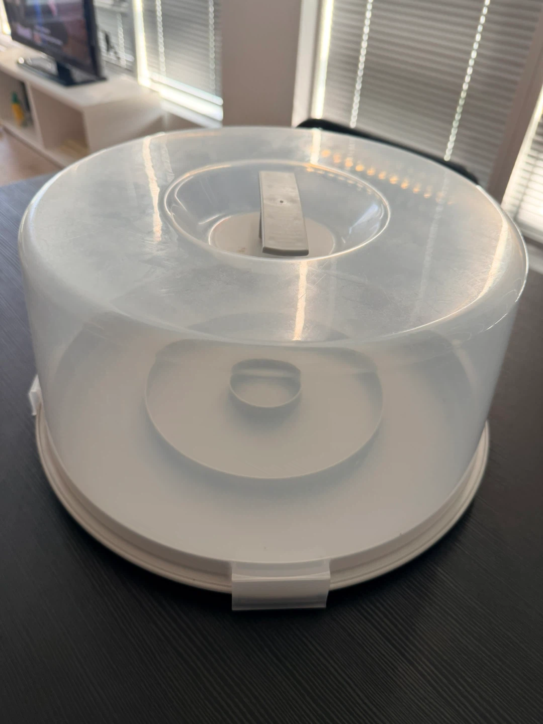 IKEA Clear Plastic Cake Carrier with Lid - photo 2