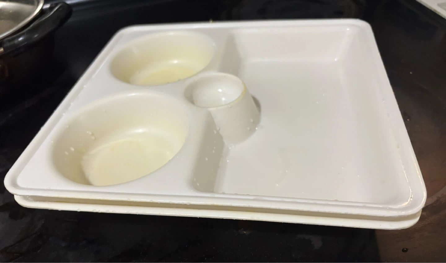 White Compartment Tray - photo 3