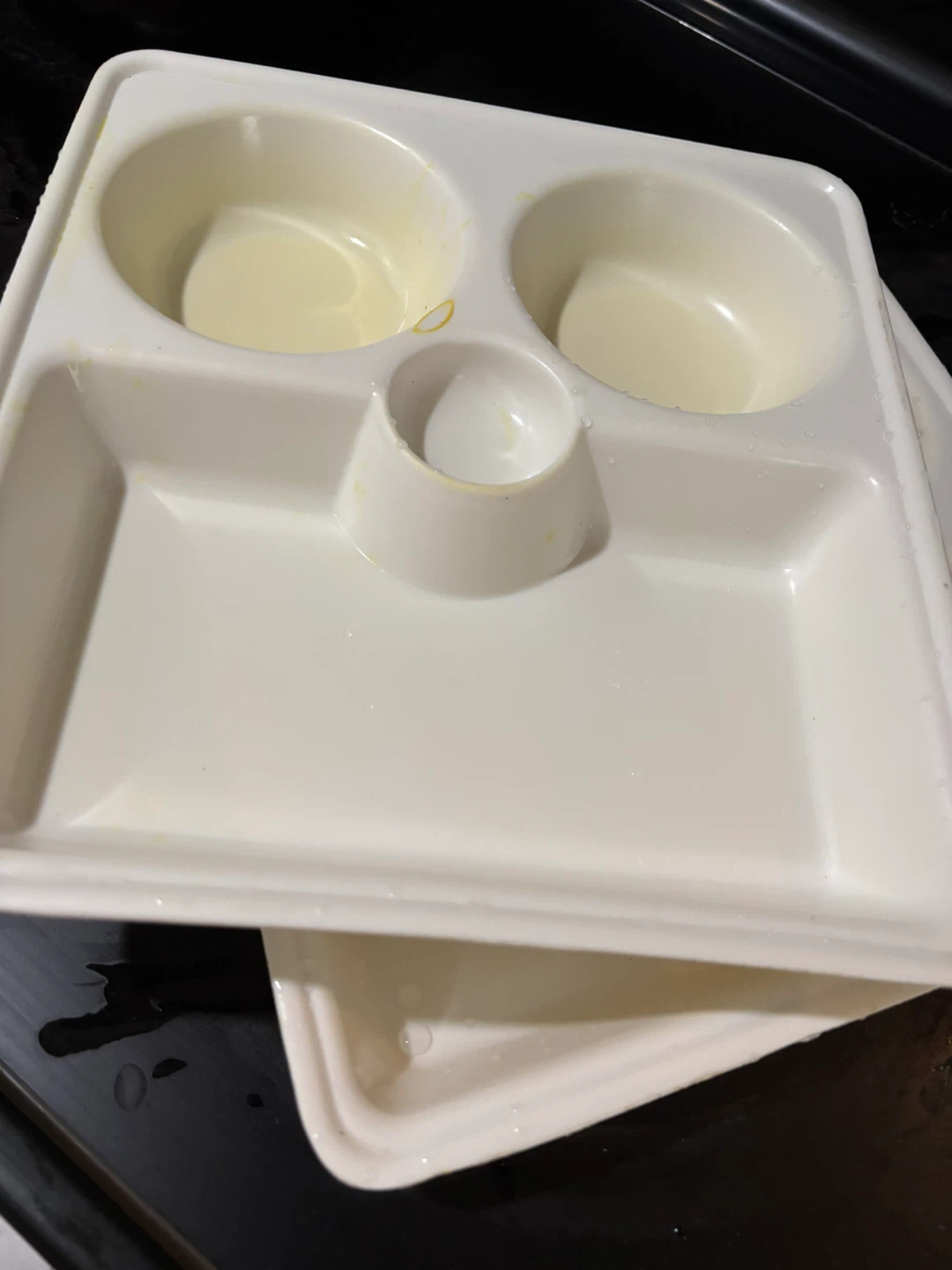 White Compartment Tray - photo 2