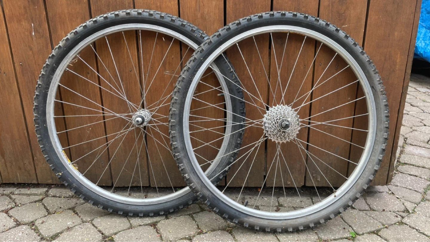 26 inch Mountain Bike Wheels with Shimano Cassette
