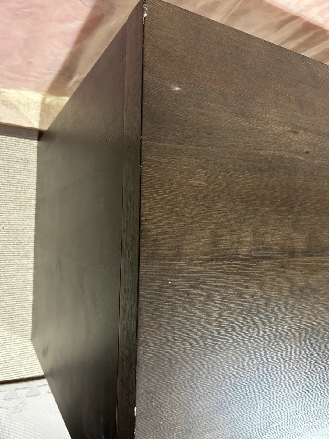 Dark Wood Desk with Drawers - photo 5