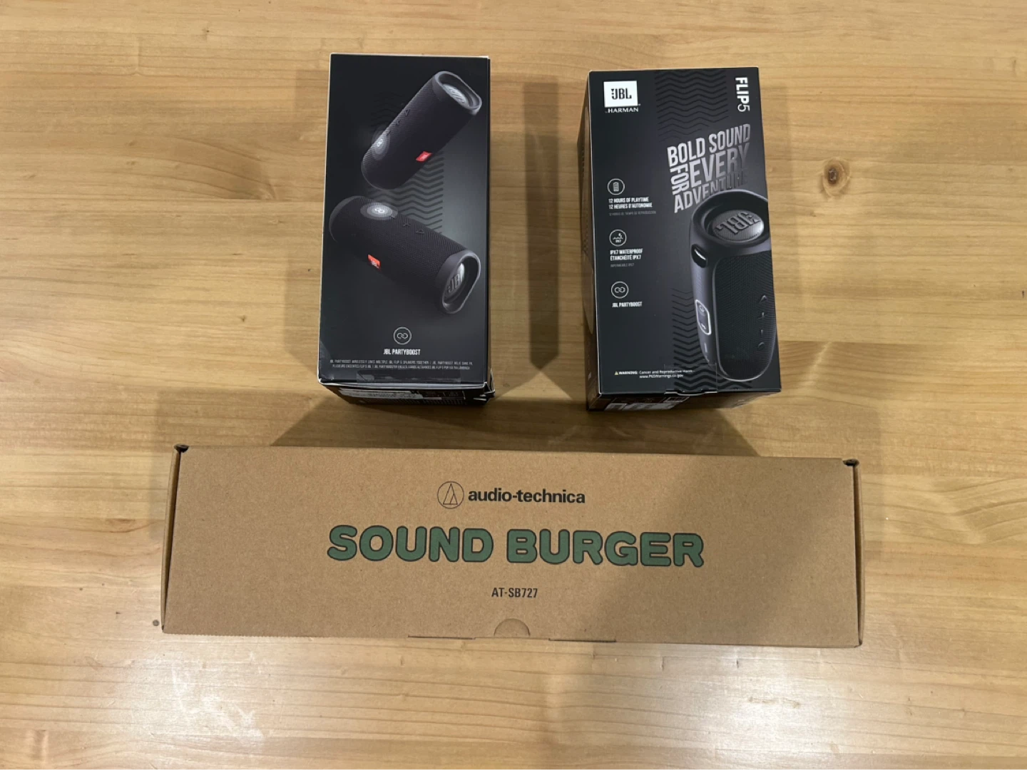 Audio-Technica Sound Burger & 2x JBL Flip 5 Speakers - photo 2