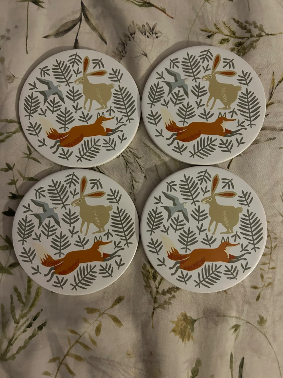 Set of four Ceramic Coasters - photo 2