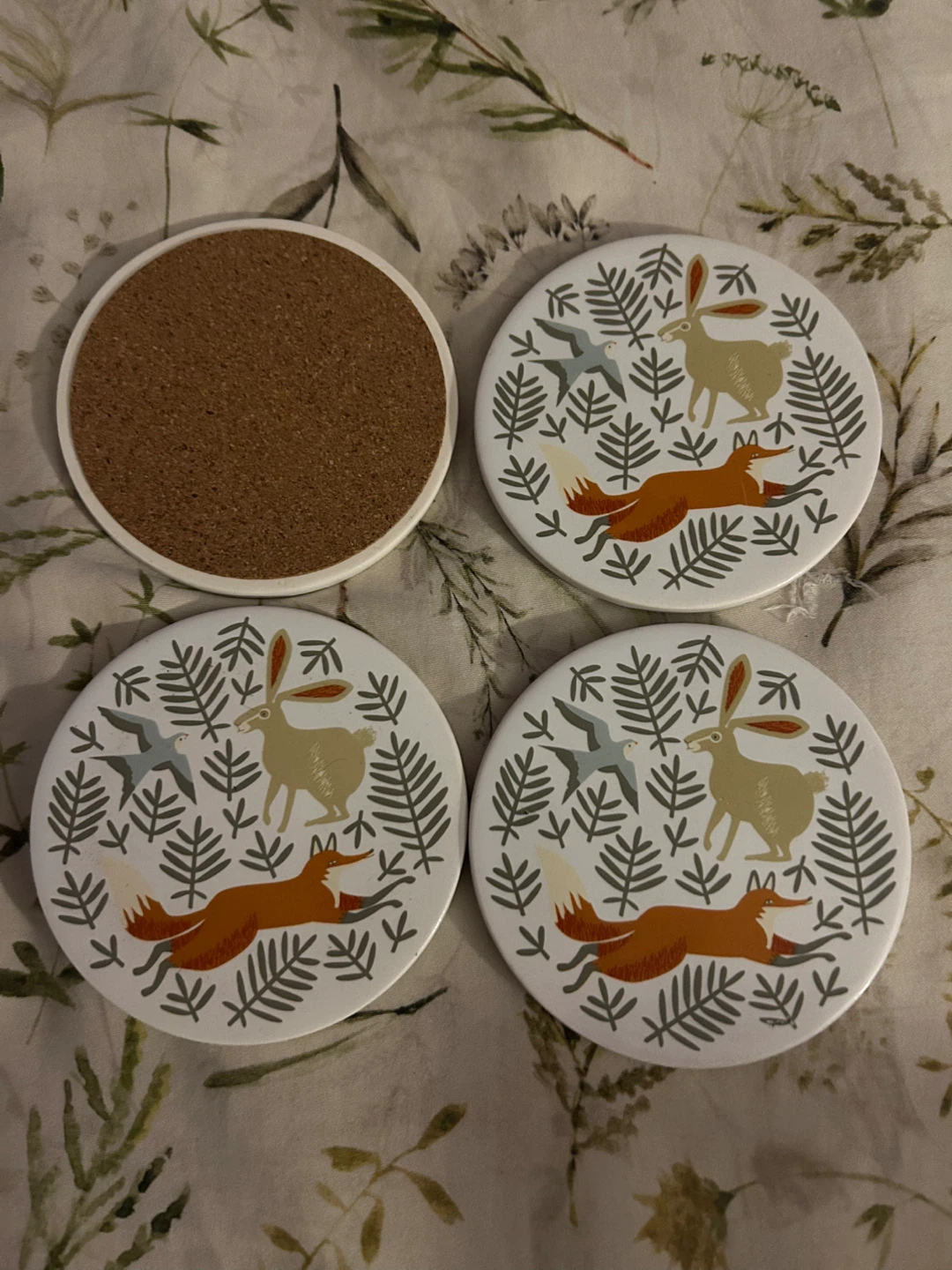 Set of four Ceramic Coasters - photo 3