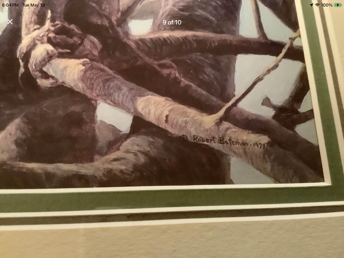 Cdn Artist Robert Bateman’s Print “Leopard in a Sausage Tree” 🐞 - photo 4