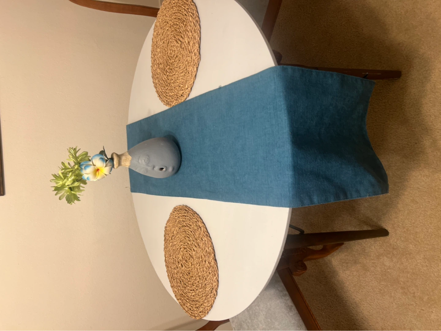 Round dinner table 2 chairs - photo 4