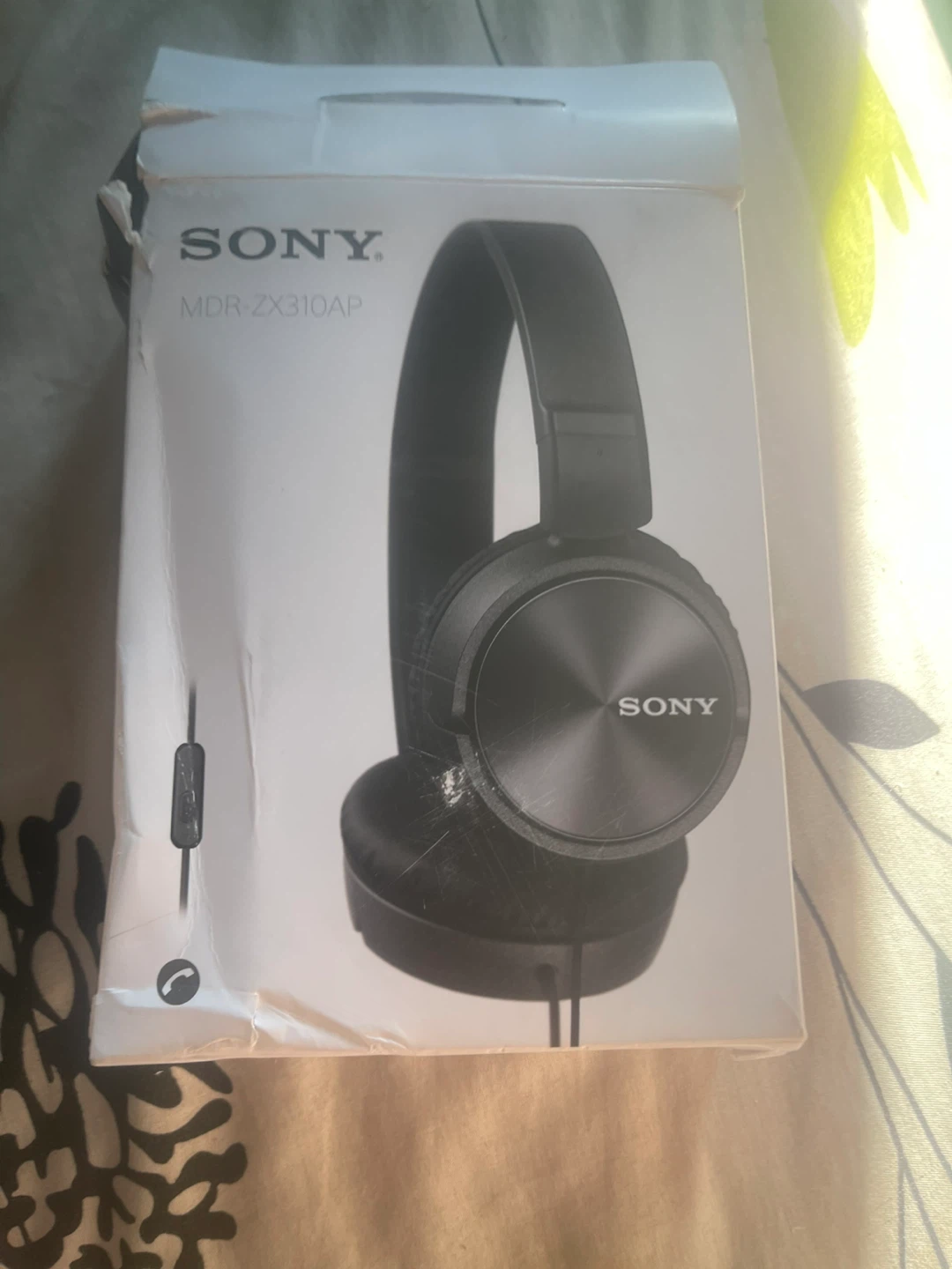 Sony MDR-ZX310AP Stereo Headphones - Black